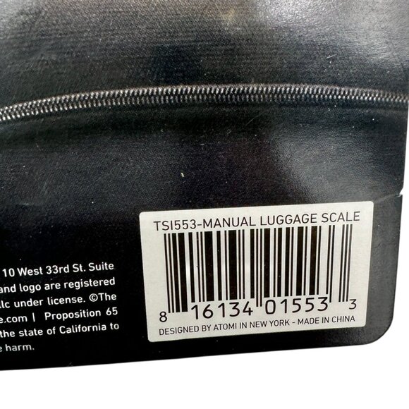 Sharper Image Travel Scale Manual Luggage Scale Portable Hook Design Compact - Picture 6 of 6